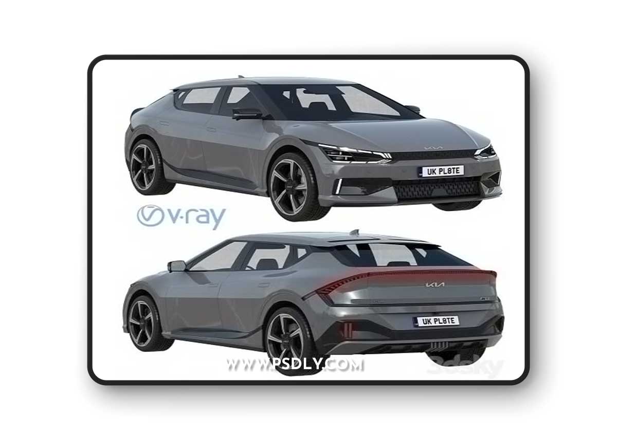 Kia EV6 GT 2022 3D Model