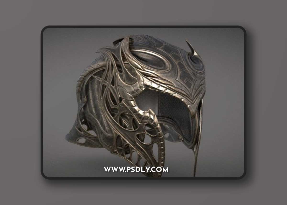 Krypton Helmet 3D Model