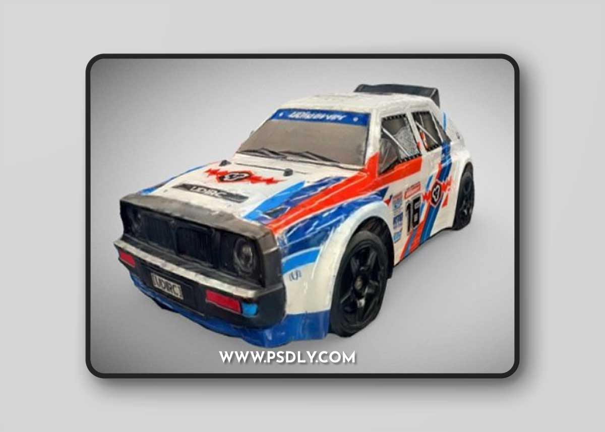 LANCIA delta RC car 3D Model