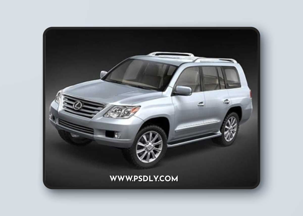 Lexus LX570 2010 3D Model