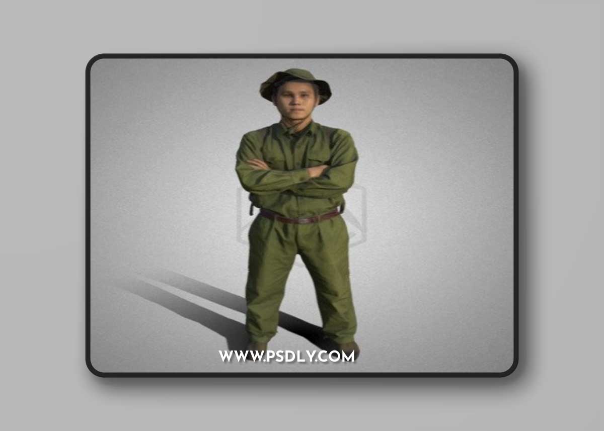 Linh Viet Nam 1975 3D Model