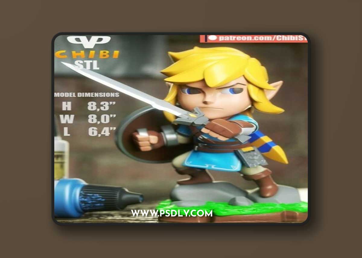 Link BOTW Chibi – 3D Print
