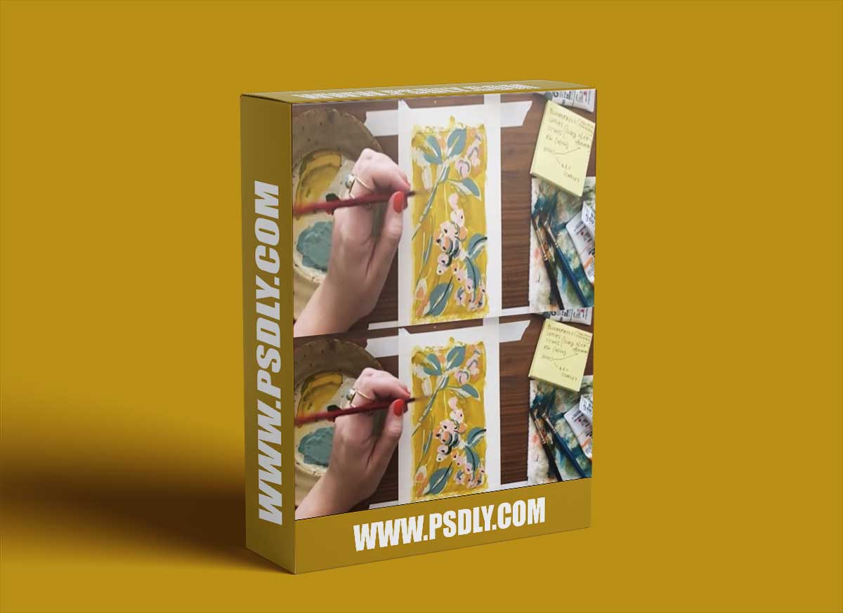 Live Encore: Paint Abstract Botanicals with Acrylic Gouache