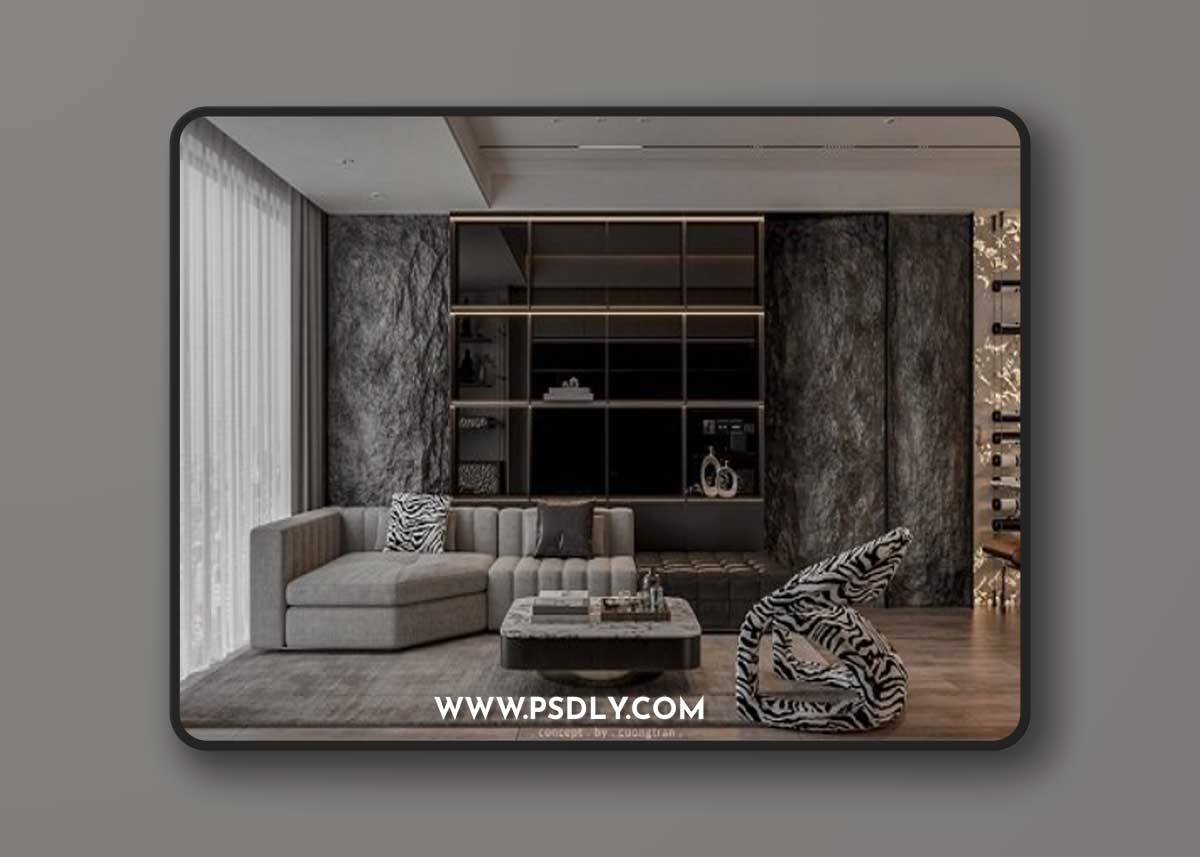 Living Room Interior by Cuong Tran