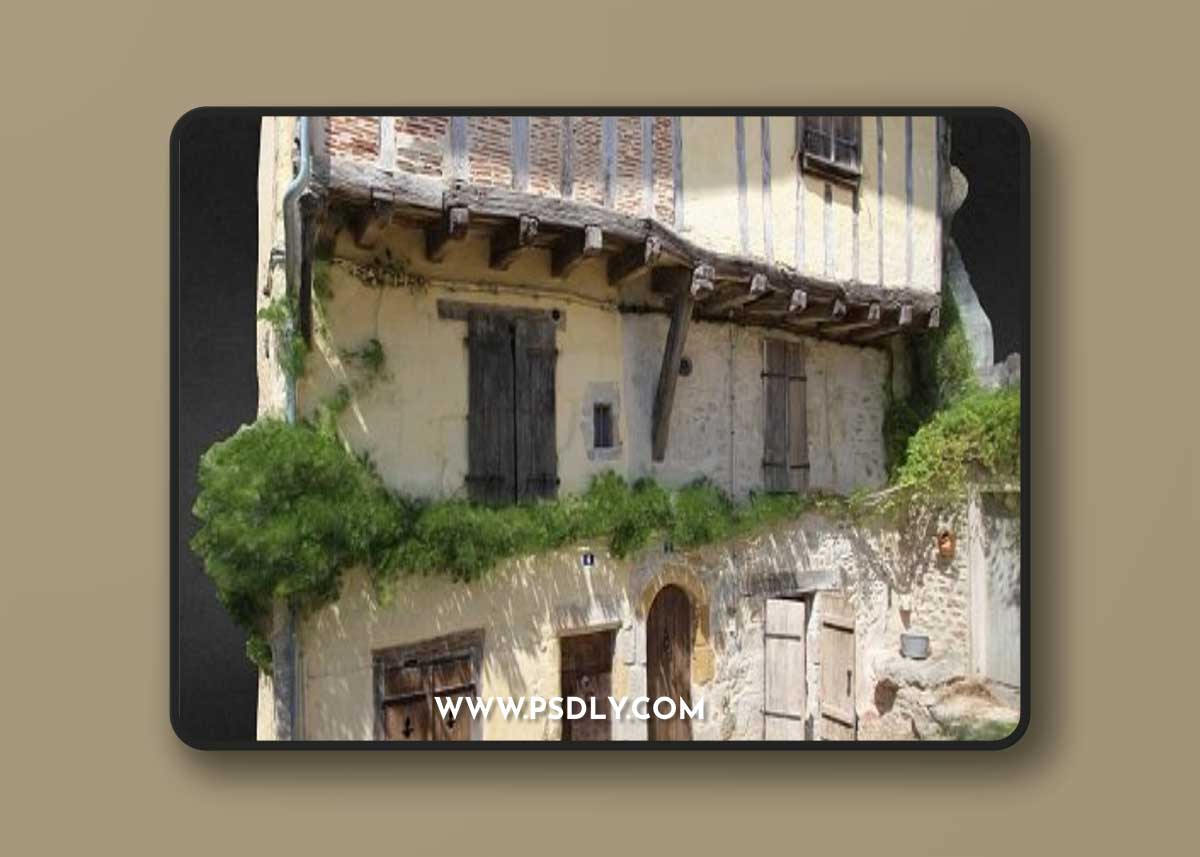 Maisons médiévales, Bellac 3D Model