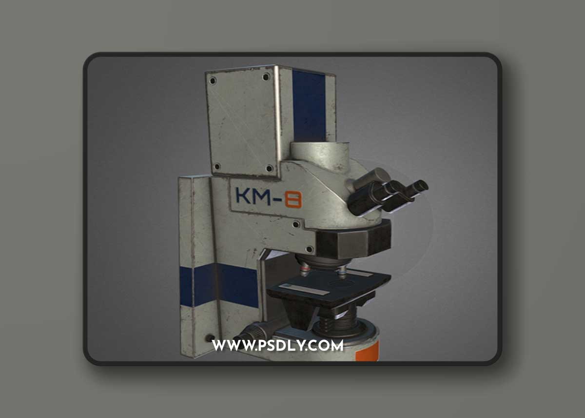 Mass Effect Microscope 3D Model