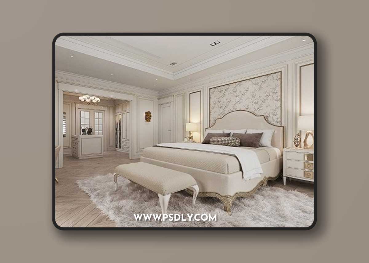 Master Bedroom Interior Model by Cao Van Luan