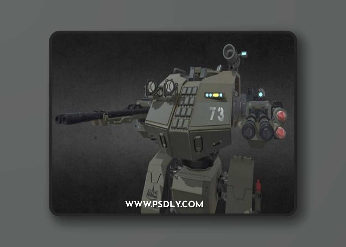 Mech_PVO 3D Model