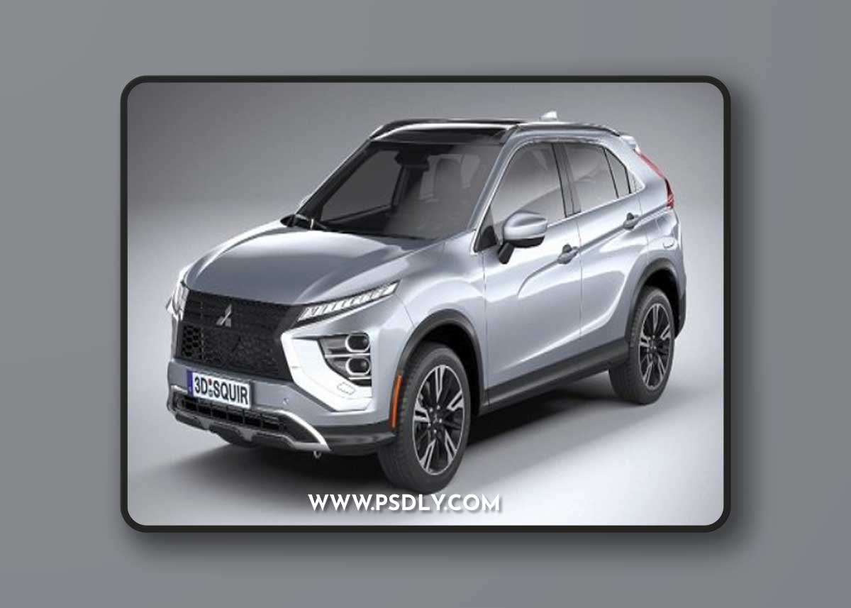Mitsubishi Eclipse Cross 2022 3d model