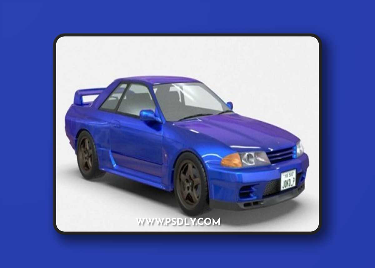 Nissan Skyline R32 GT-R 3D Model