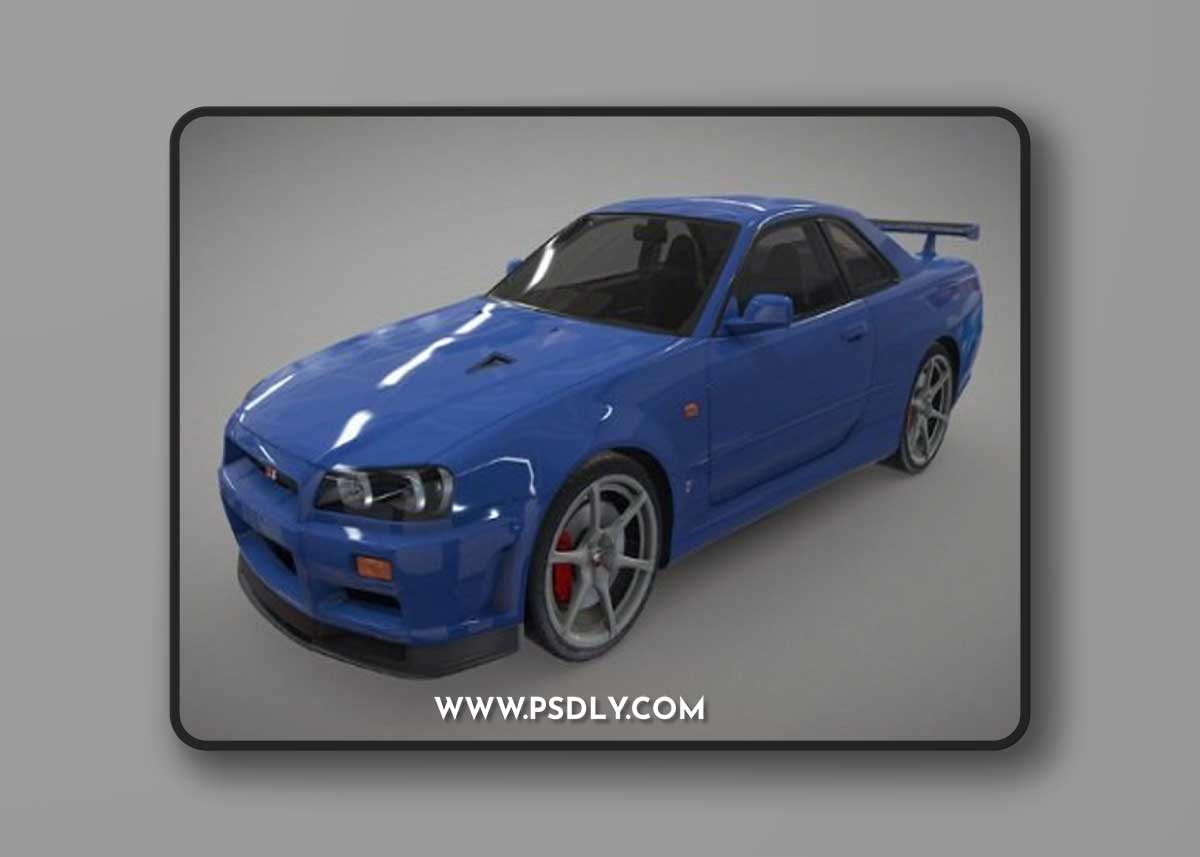 Nissan Skyline R34 3D Model
