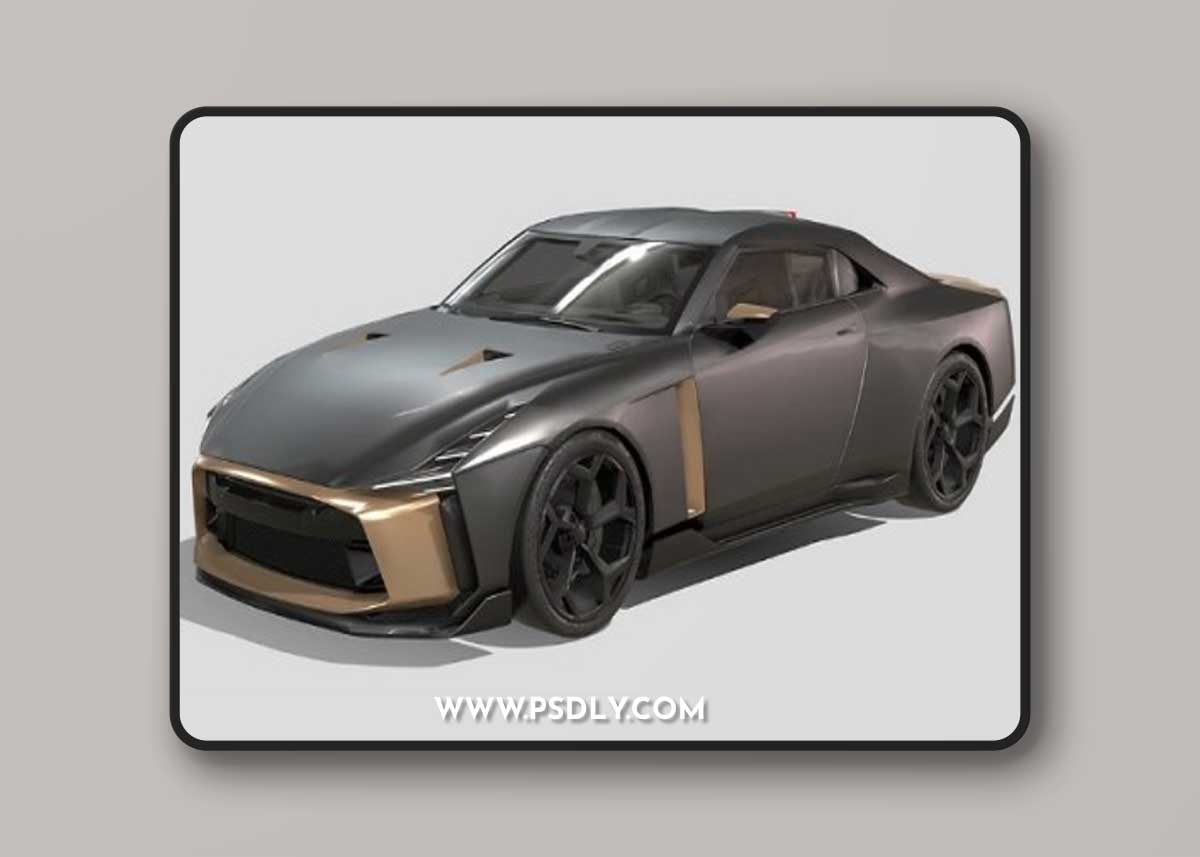 Nissan gt r50 3D Model