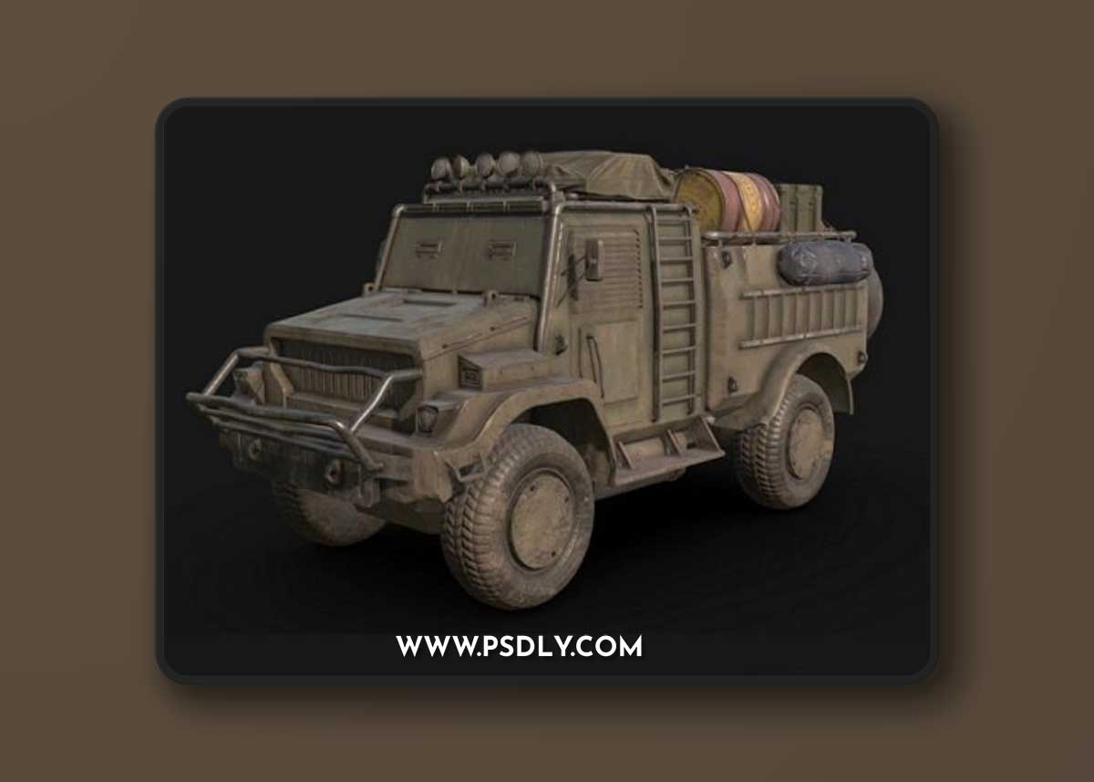 "Nomad" combat vehicle 3D Model