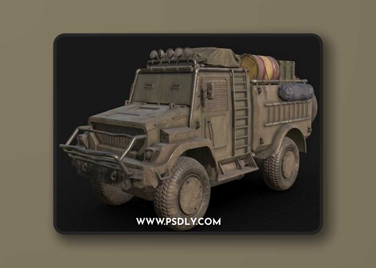 "Nomad" combat vehicle 3D Model