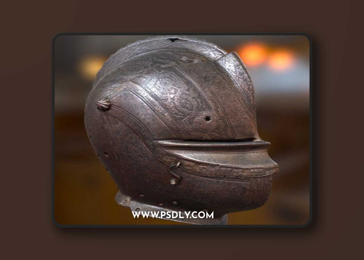 Philip II of Spain Tournament Helmet 3D Model