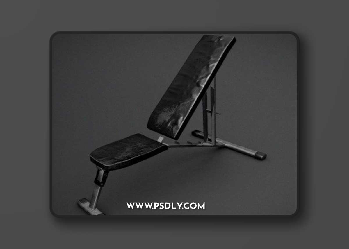 Incline Bench 3D Model