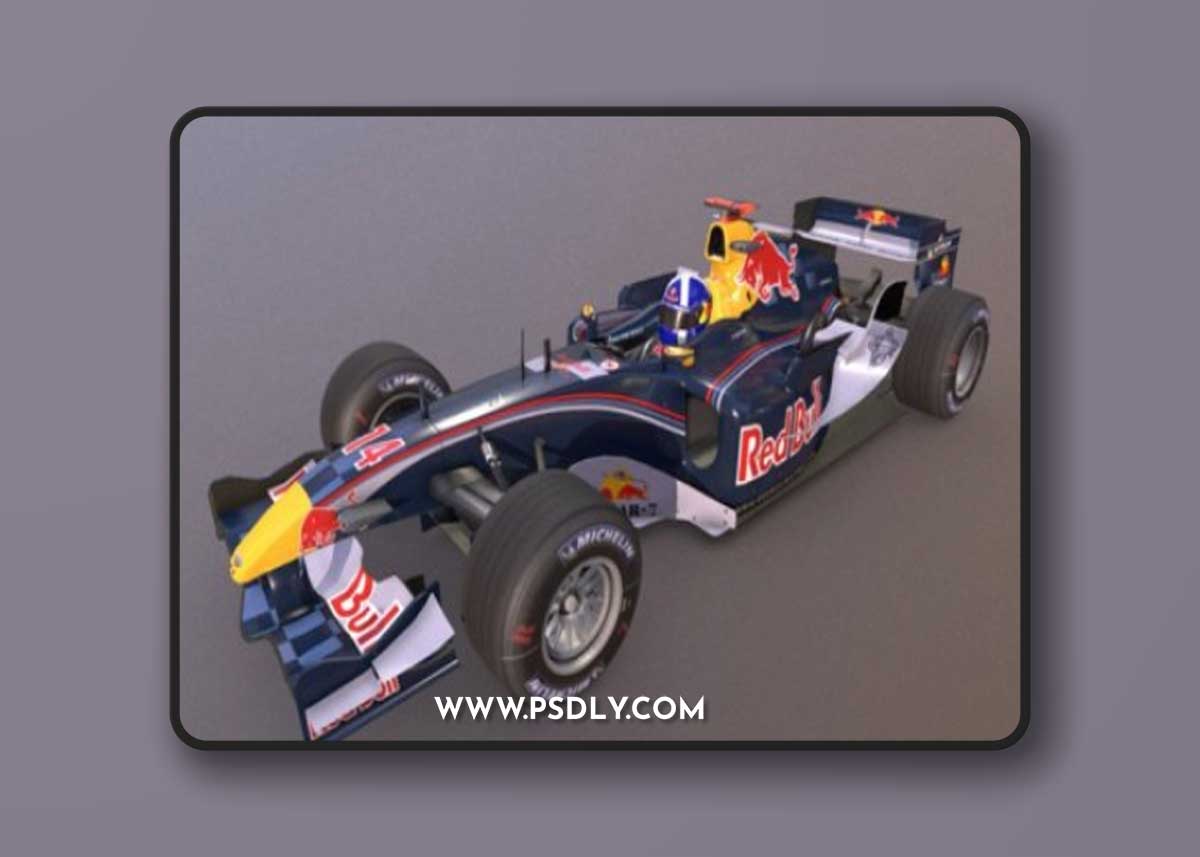 Red Bull Racing RB1 (2005) 3D Model