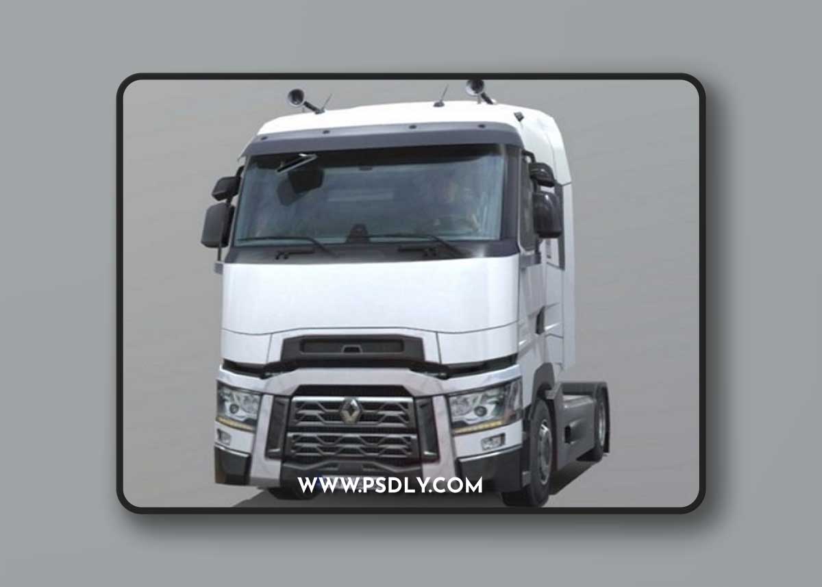 Renault T series High Sleeper Cab 3D Model