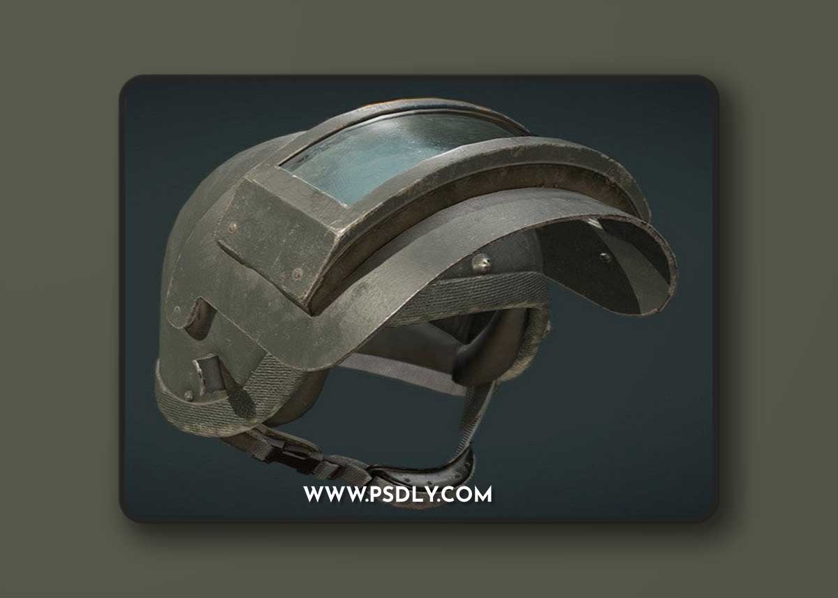Russian helmet K6-3 3D Model