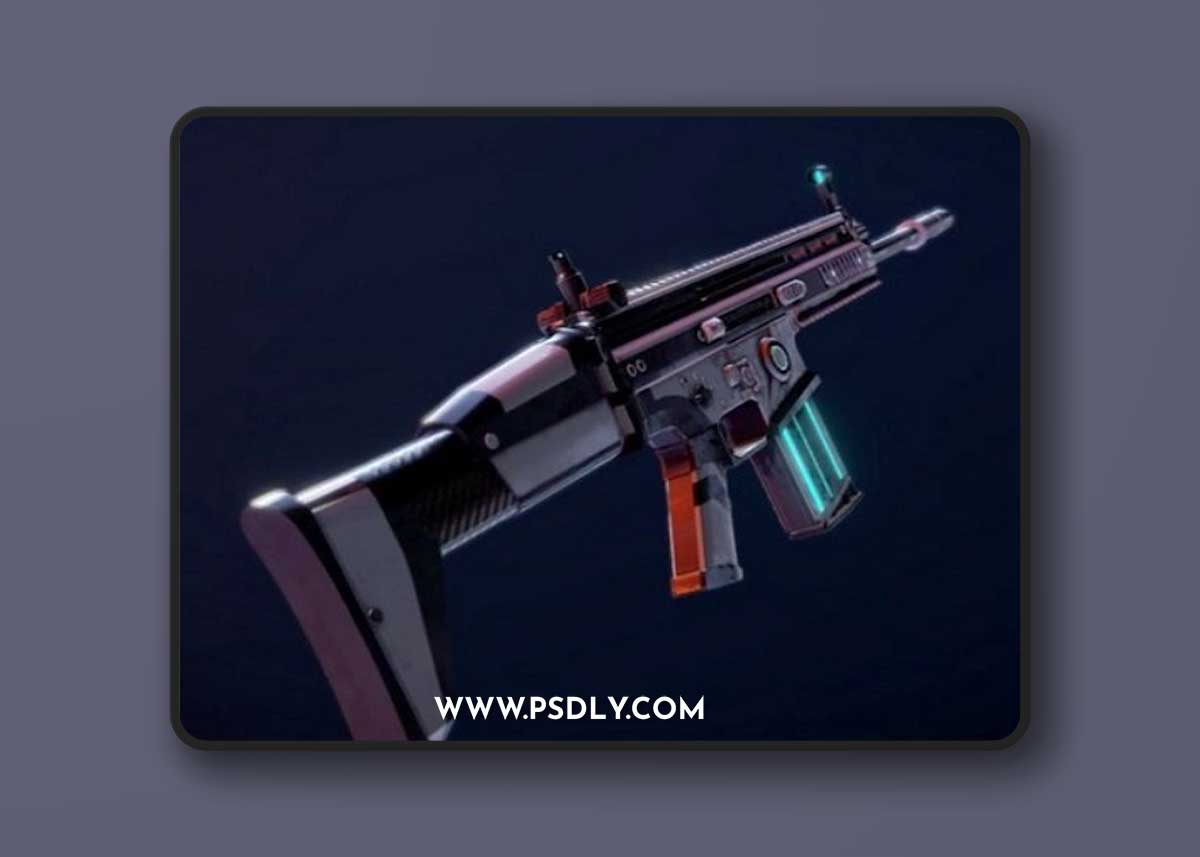 Sci-fi SCAR 3D Model