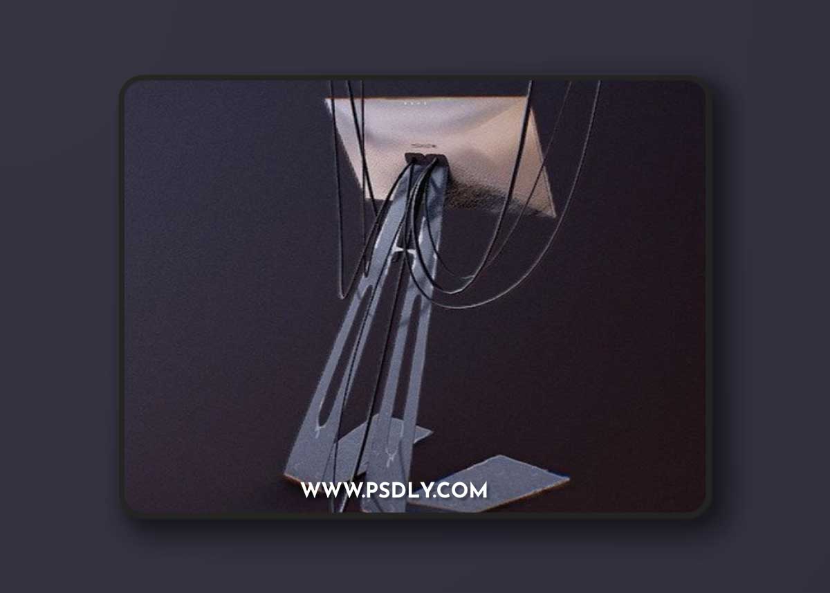 Standing Monitor Sci-fi Prop 3D Model