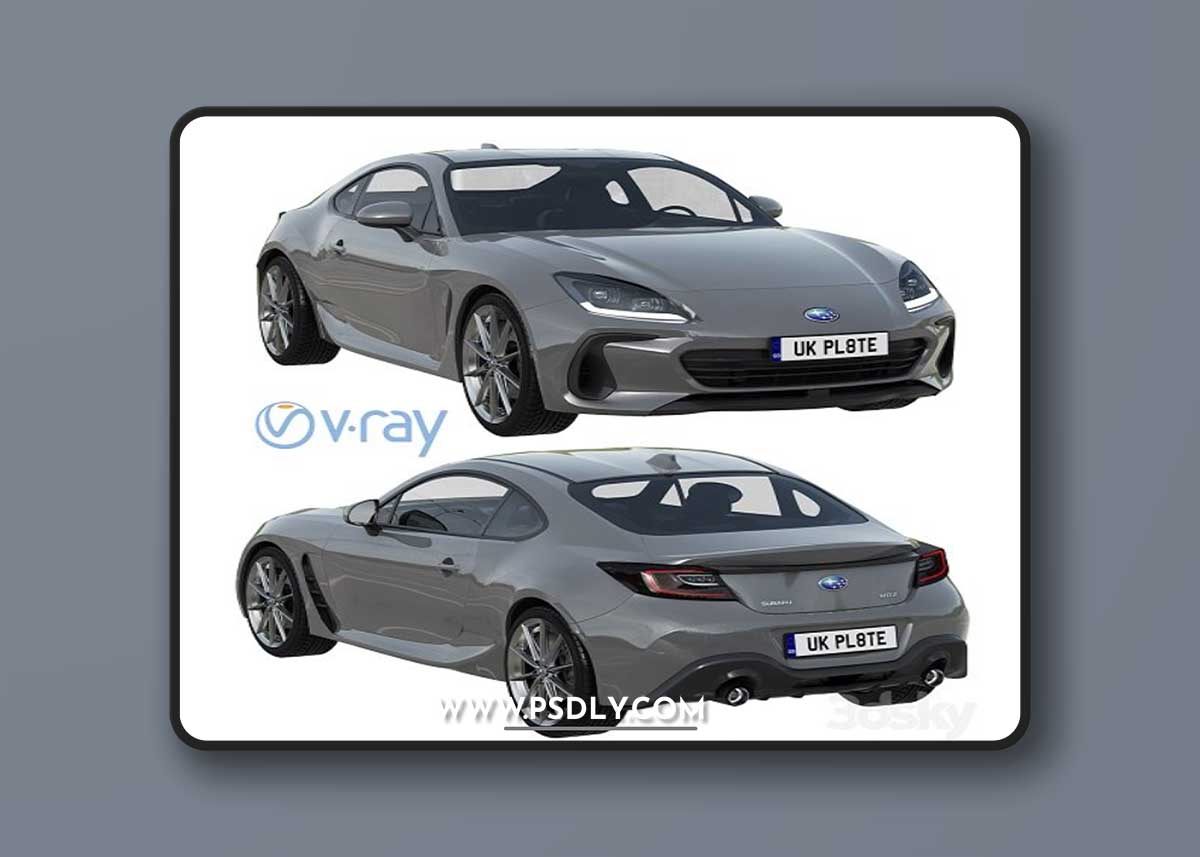 Subaru BRZ 2022 3D model
