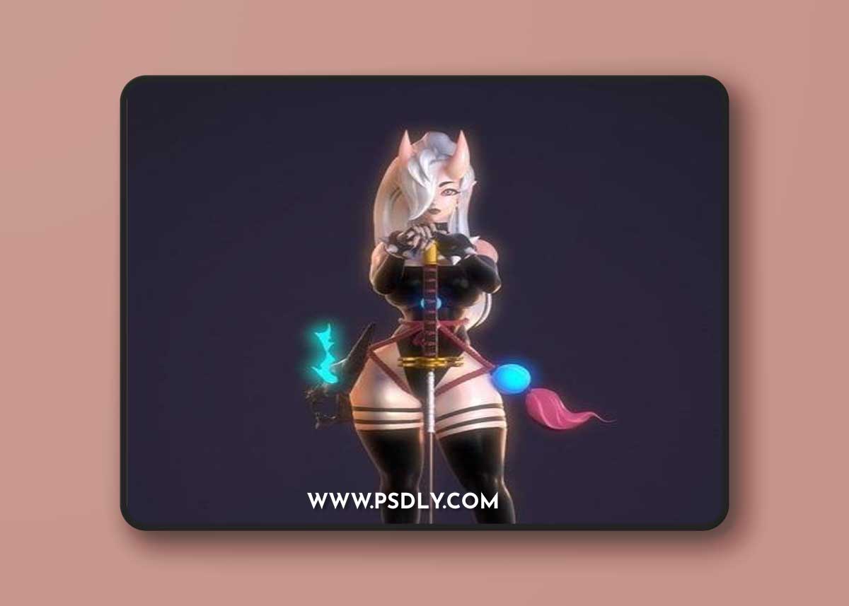 Sword Girl – 3D Print