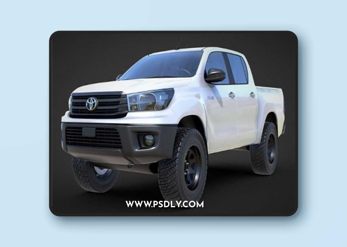 Toyota N80 Hilux Stock 3D Model