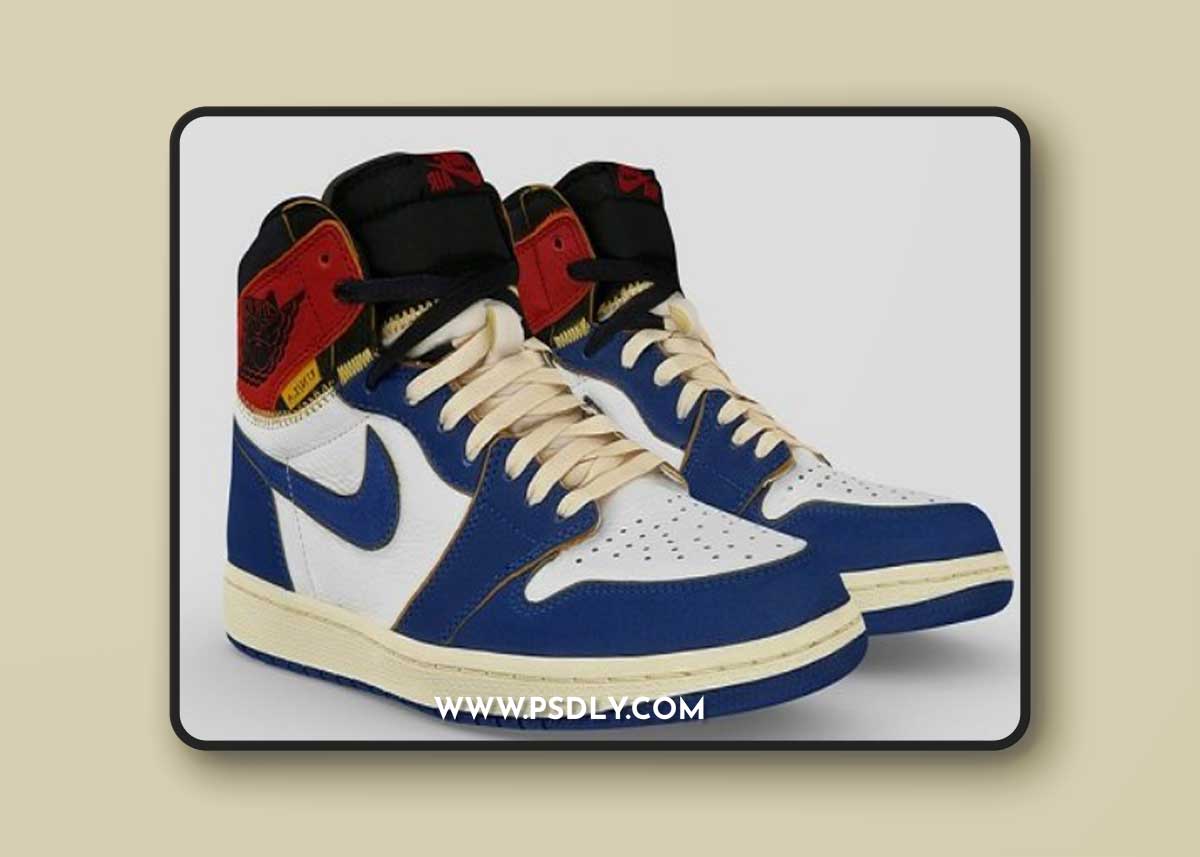 Union LA X Nike Air Jordan 1 Retro High OG NRG2 3D Model