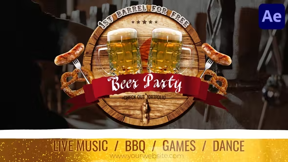 Videohive Beer Party for After Effects 42641581