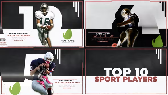 Videohive Top 10 Sports Player 42587548