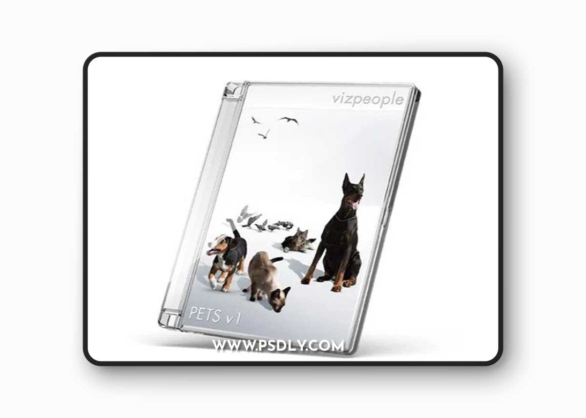 VizPeople - Pets v1 3D Model