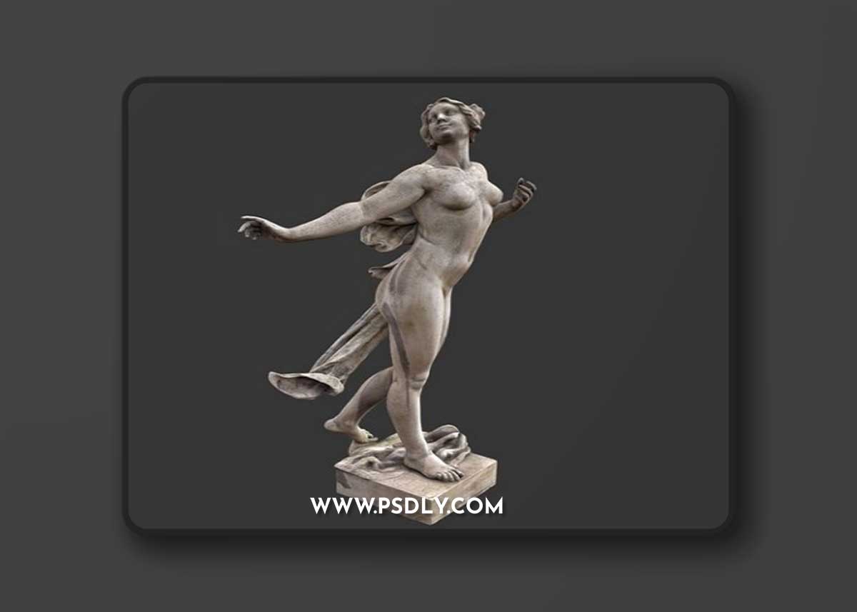 Vltava statue 3D Model