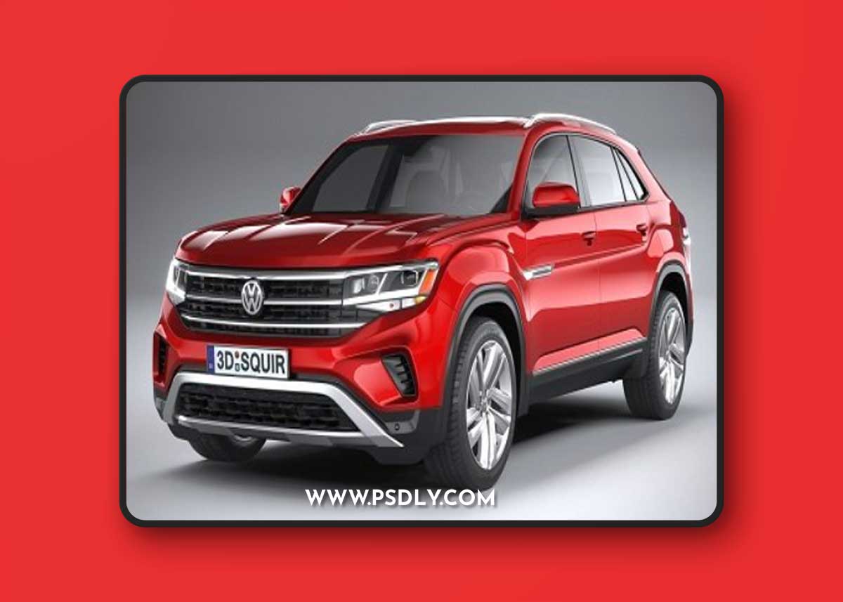 Volkswagen Atlas Cross Sport Regular 2021 3d model