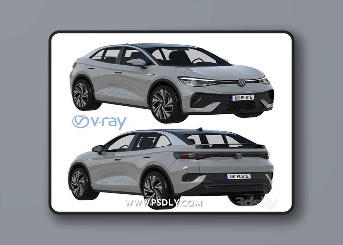 Volkswagen ID5 2022 3D Model