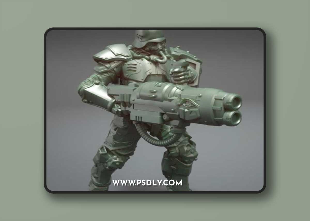 Wolf Pack Heavy Weapons Unit – 3D Print