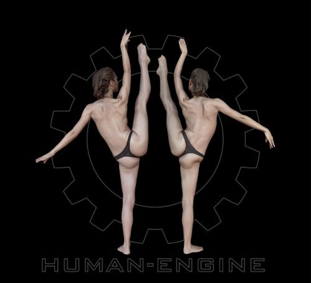 Sylph Anatomical Scan Ballet 40-41 3D model 2 image 165