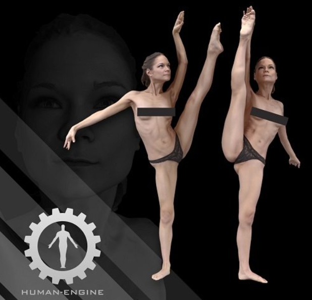 Sylph Anatomical Scan Ballet 40-41 3D model 3 image 166