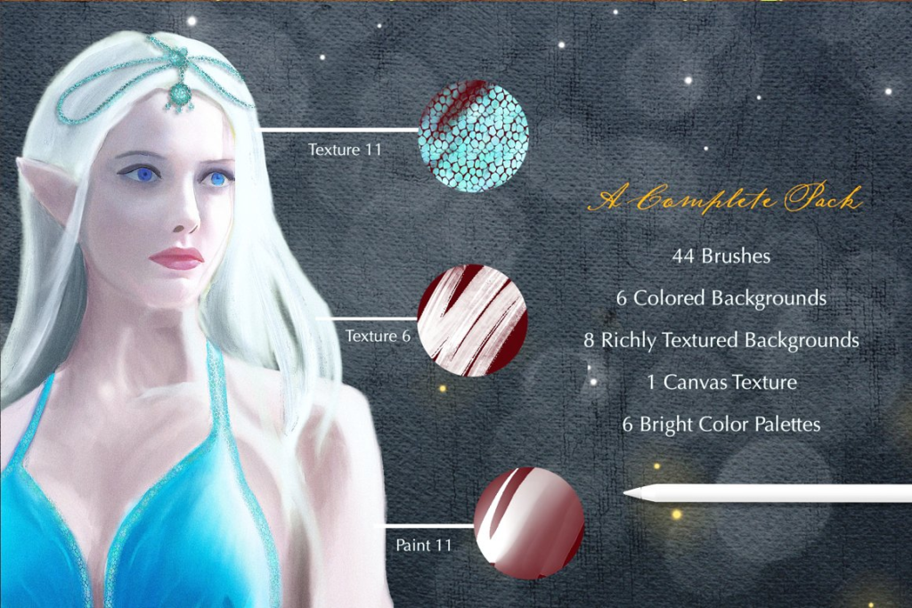 CreativeMarket - The Enchanted Brushset for Procreate 10845690 2 image 73