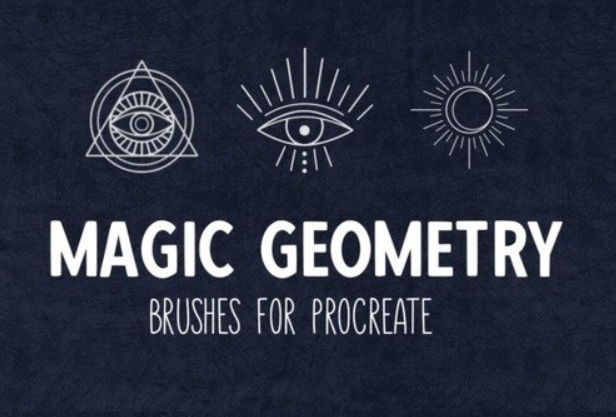 Creativemarket- Magic Geometry | Procreate Brushes 10924620 3 image 78