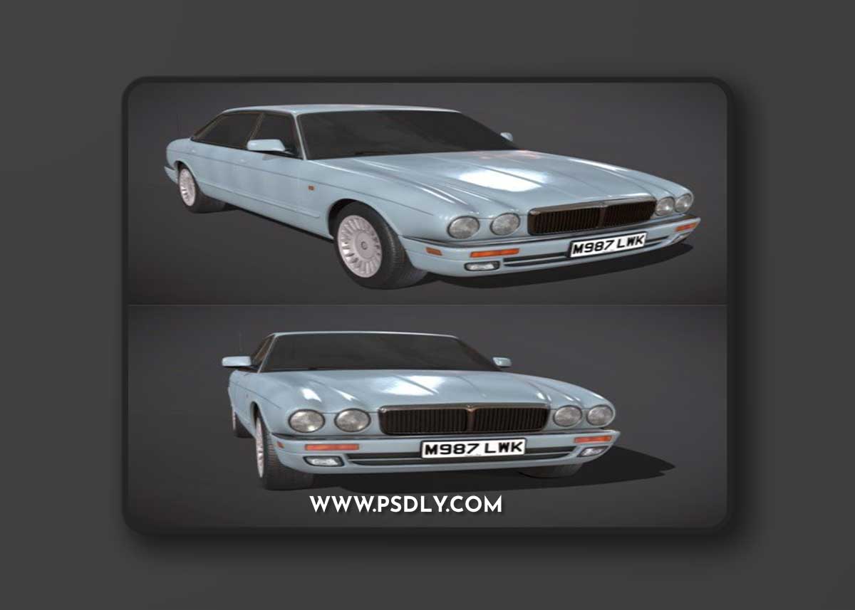 1995 Jaguar XJ12 LWB (X305) 3d model