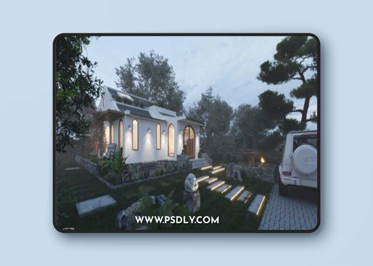 3D Villa Exterior by Tran Trung Hieu