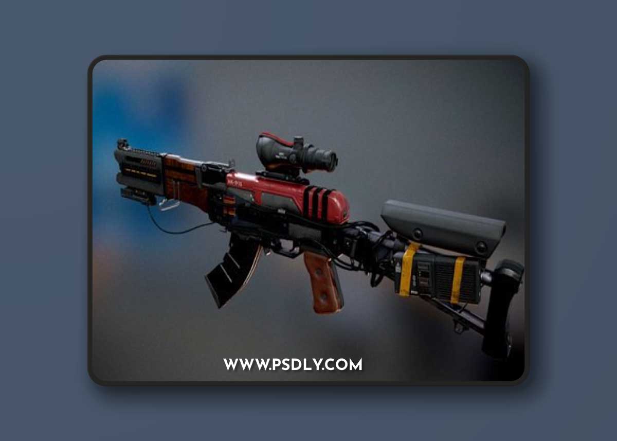 AK-Volkodav 3d model
