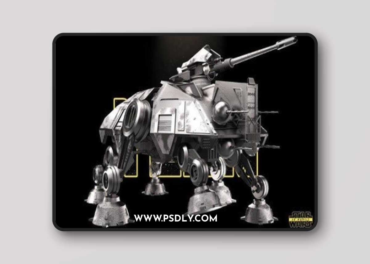 AT-TE Sculpture – Star Wars – 3D Print Model