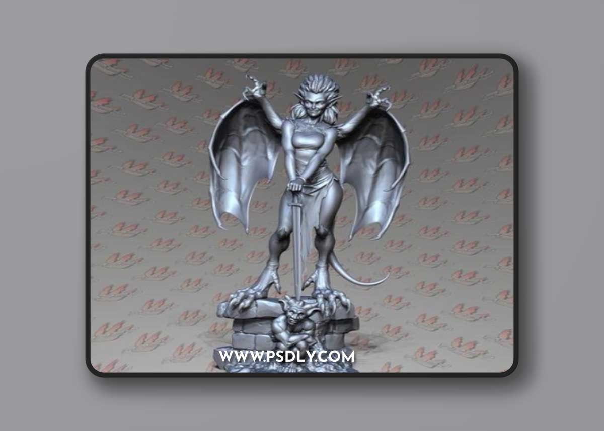 Angela Gargoyle – 3D Print