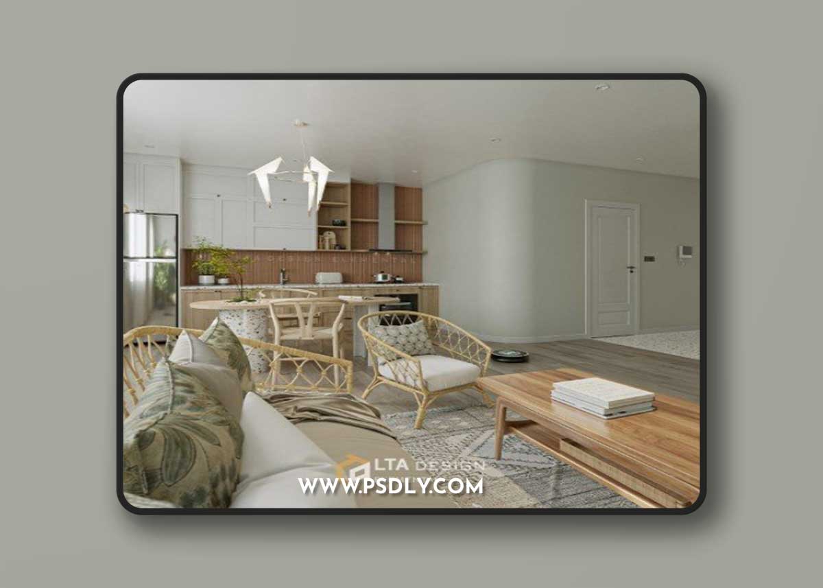 Apartment Interior Scene By Cao Hoang Nhat Long