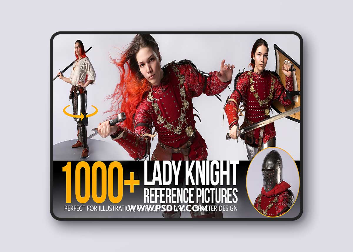 ArtStation - Grafit Studio - 1000+ Lady Knight Reference Pictures
