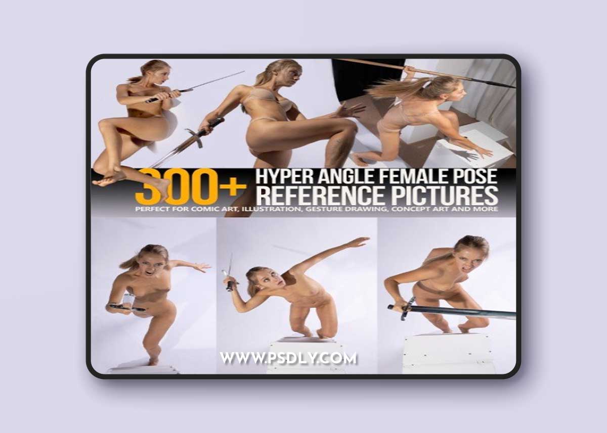 Artstation – 300+ Hyper Angle Female Pose Reference Pictures
