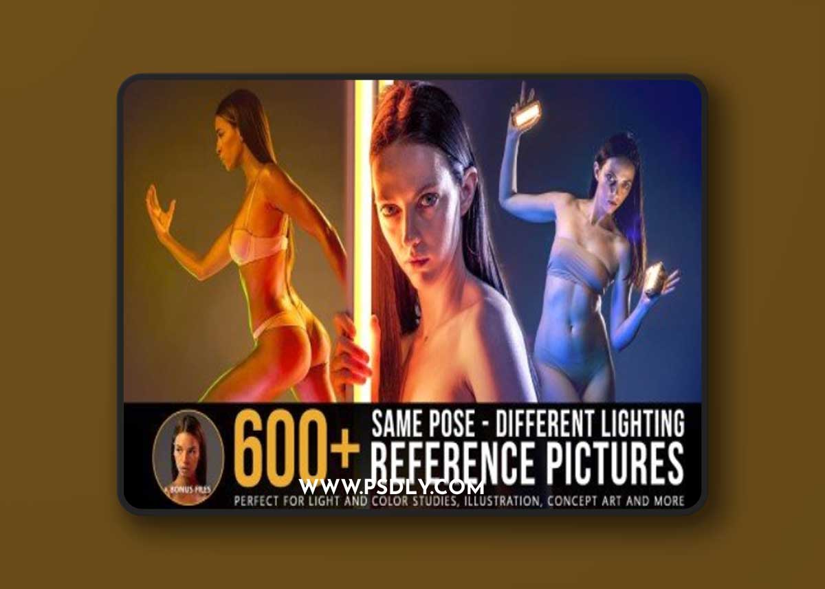 Artstation – 600+ Same Pose Different Lighting Reference Pictures