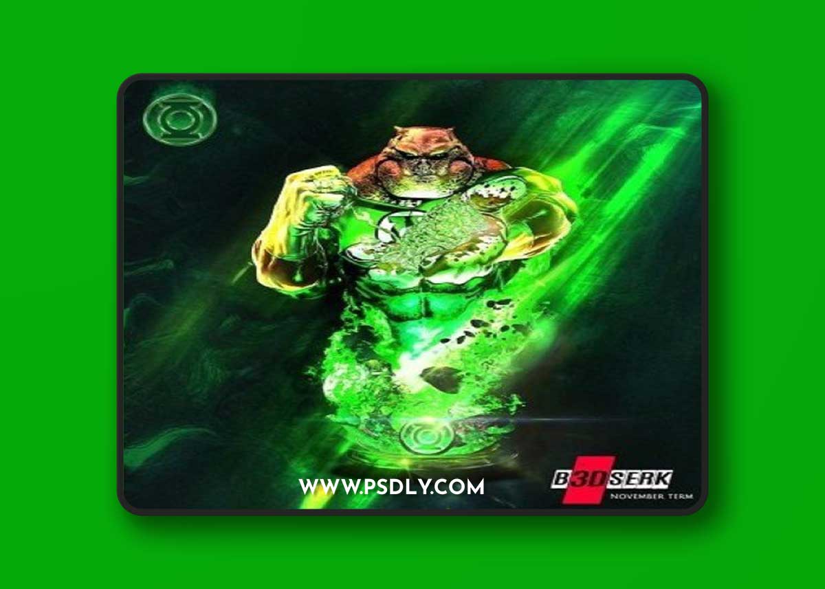 B3DSERK – Kilowog Bust – 3D Print Model